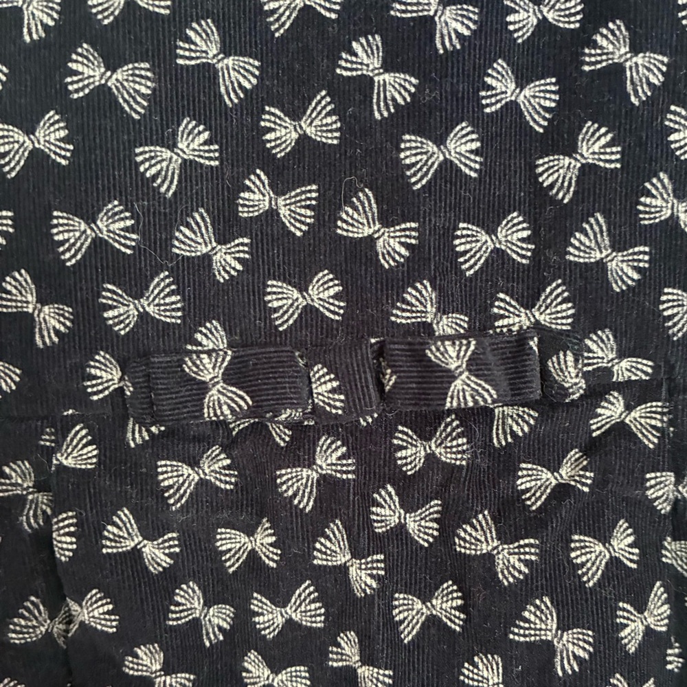 Jacadi Paris 8A Dark Navy Bow Dress - Picture 5 of 11